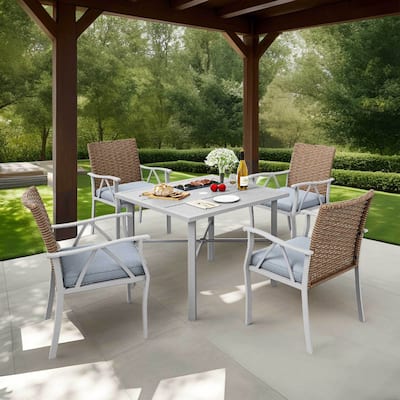 Moasis 5-Piece Patio Dining Set - 4 PCS
