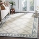 preview thumbnail 7 of 50, SAFAVIEH Handmade Easy Care Risa Oriental Trellis Rug 6' x 9' - Ivory/Light Blue - Rectangle