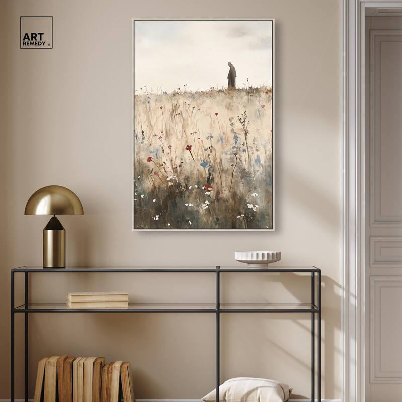 Ambling Monk Canvas by Art Remedy