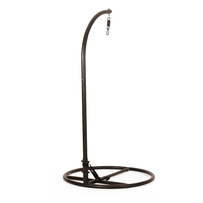 Layla Outdoor Hanging Wicker Basket Chair by Christopher Knight Home - 400 lb limit