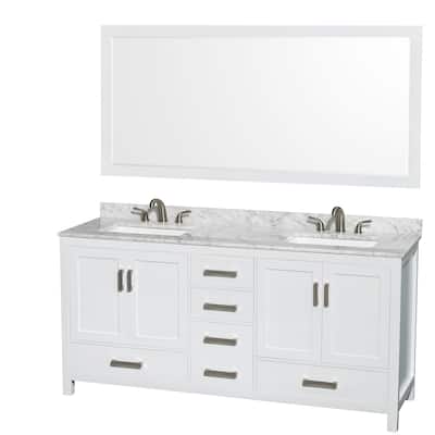 Wyndham Collection WCS141472DCMUS3M70 Sheffield 72" Free Standing