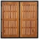 preview thumbnail 7 of 91, vidaXL 3 Piece Patio Dining Set with Cushions Black Poly Rattan - 18.9" x 21.7" x 34.6"