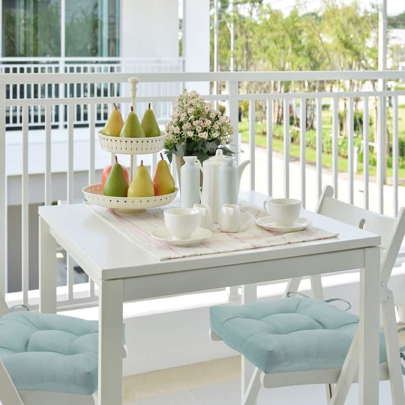 Chase Tufted Chair Seat Cushions - Set of Two
