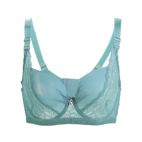 sheer underwire bra plus size