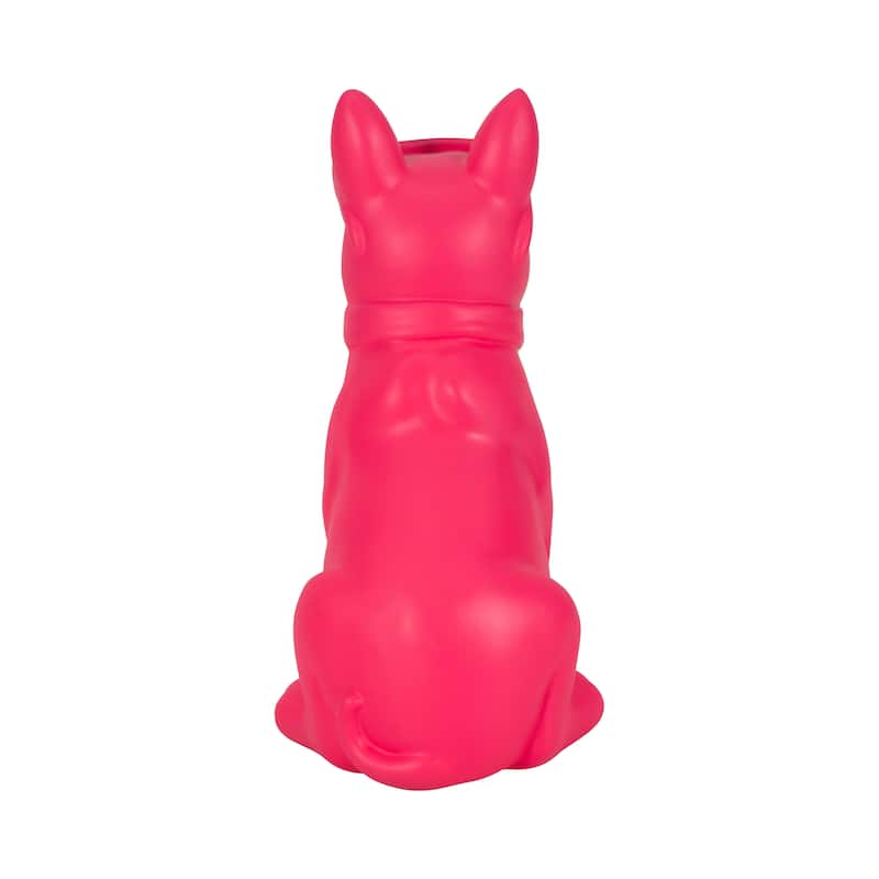Sagebrook Home 10" Solid Color Cool Shades Novelty Boston Terrier - 7" x 5" x 10"