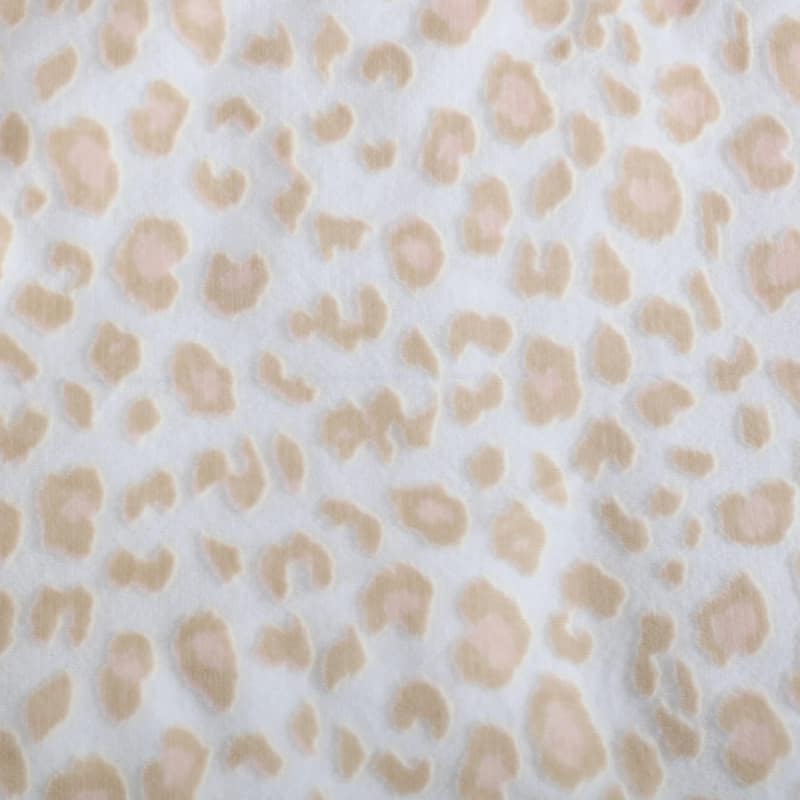 Betsey Johnson Betseys Leopard Velvet Beige Reversible Comforter Set