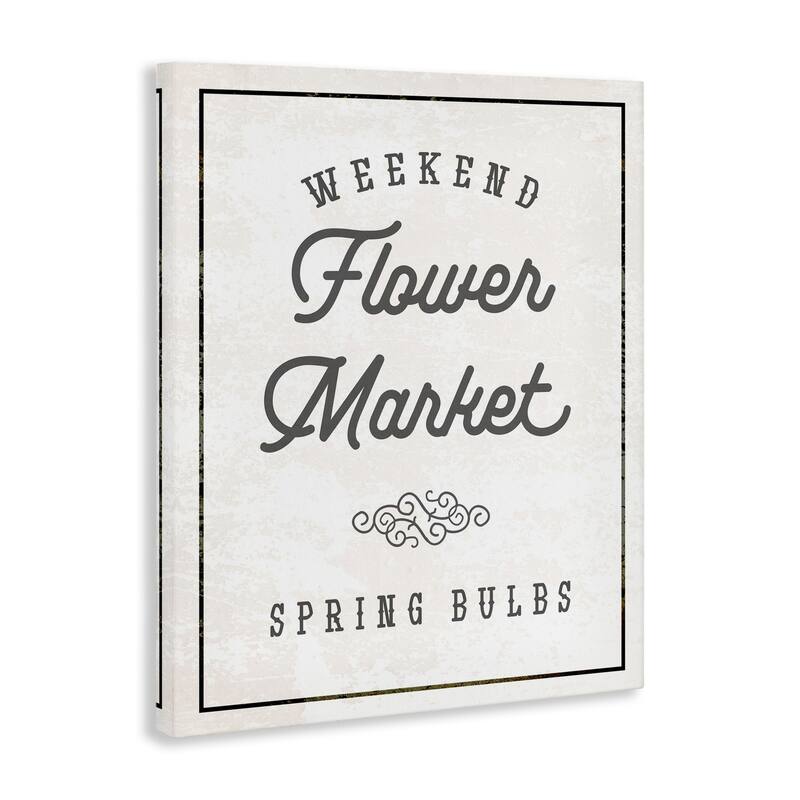 Stupell Flower Market Spring Bulbs Canvas Wall Art Design By Lil' Rue
