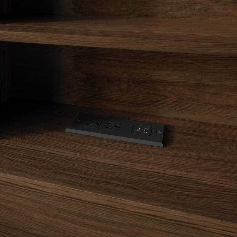 Clayfell Pomona Freestanding Storage Headboard with Shelving