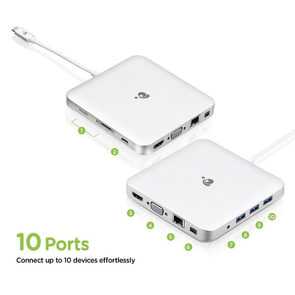 Iogear Compact Usb-C Docking Station With Pd Pass-Thru Gud3C03