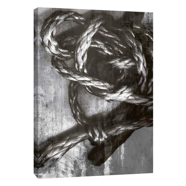 PTM Images 9-105847 PTM Canvas Collection 10" x 8" - "Knotted Rope Study 4" Giclee Abstract Art Print on Canvas