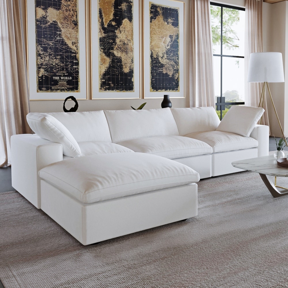 Cheap top white sectionals