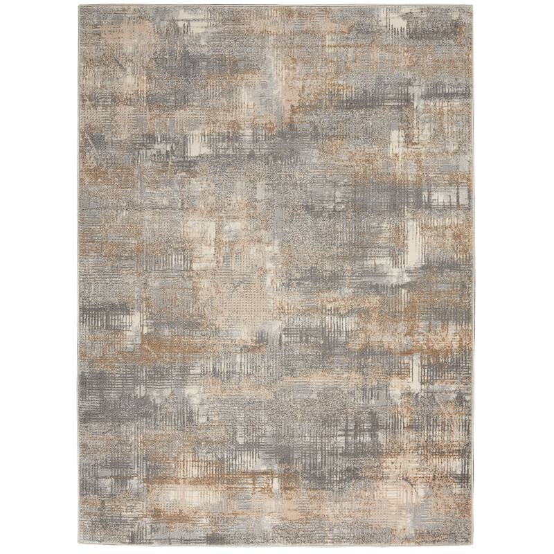 Calvin Klein Rush Contemporary Geometric Abstract Area Rug