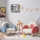 preview thumbnail 3 of 16, Costway Kids Rocking Chair Children Armchair Velvet Upholstered Sofa - 20'' x 19.5'' x 20''