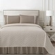 preview thumbnail 4 of 9, Paseo Road by HiEnd Accents Fairfield Linen Coverlet Set, 4PC