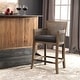 preview thumbnail 3 of 5, Uttermost Encore 23"W Rustic Beach Cane Counter Stool