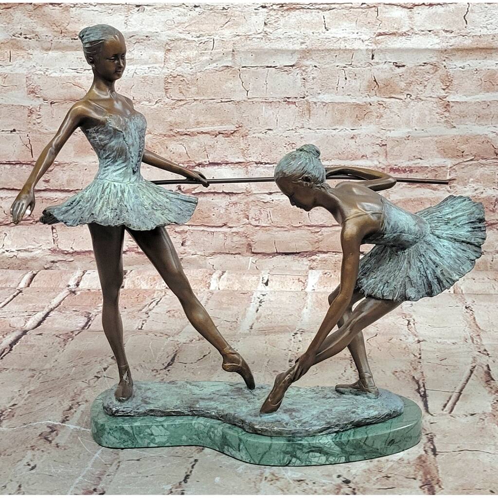 Bronze Ballet Dancer Statue Ballerina Bronze Sculpture On Marble Base ...