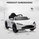 preview thumbnail 10 of 29, 12V Ride on Sports Car for Kids Licensed Aston Martin Battery Powered Car