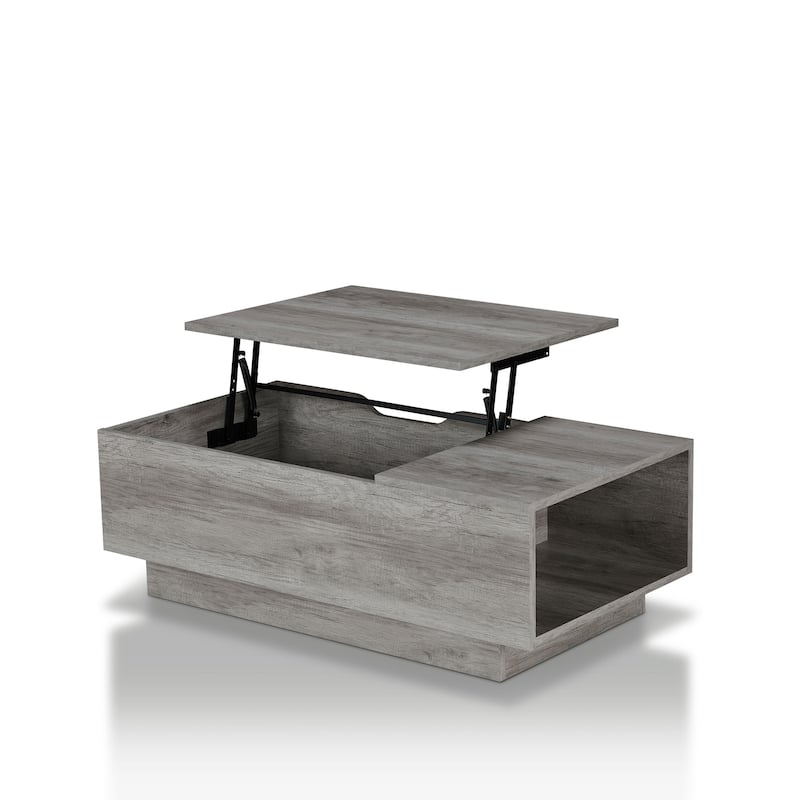Uver Rustic 47-inch 1-Shelf Lift-top Coffee Table by Furniture of America