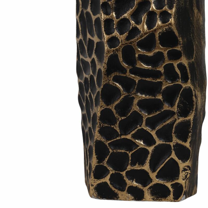 Aluminum Metal Balaz Asymmetrical Sculpted Vase