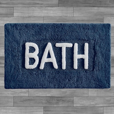 Jean Pierre Novelty Cotton "BATH" 21 x 34 in. Rug