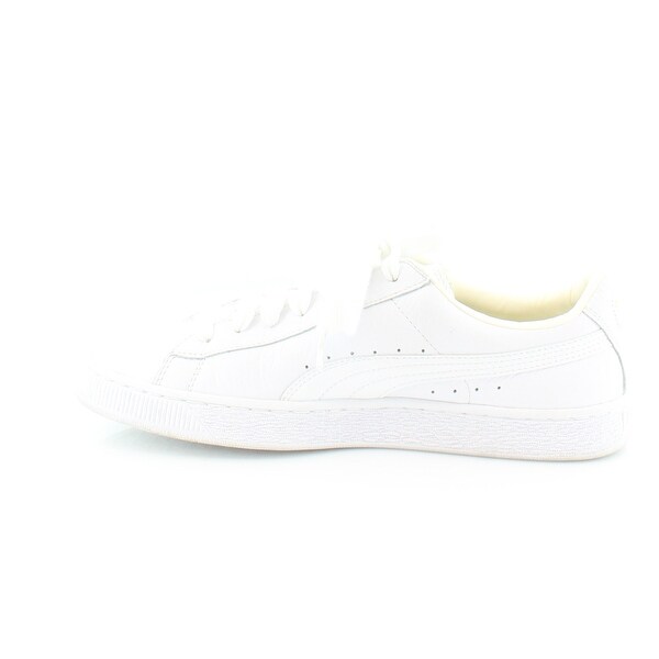 puma basket classic white sneakers womens