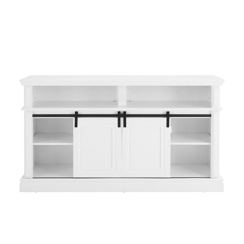 58.11 Inch Modern TV Stand with Fireplace