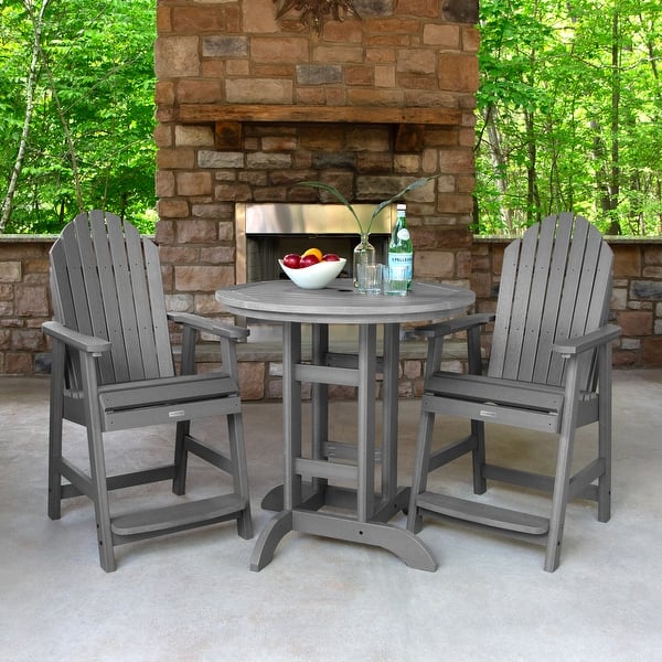 slide 2 of 47, HIGHWOOD Hamilton 3-piece Counter-Height Outdoor Dining Set