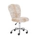 preview thumbnail 44 of 52, Clara Faux Fur Armless Office Chair
