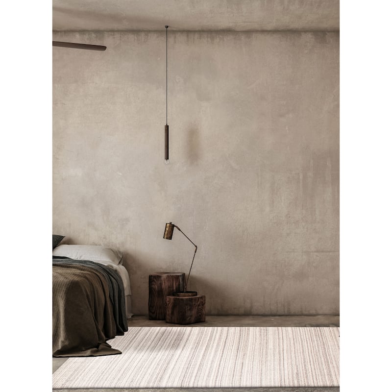 ECARPETGALLERY Hand Loomed Kashkuli Gabbeh Ivory Wool Rug - 5'4 x 7'6