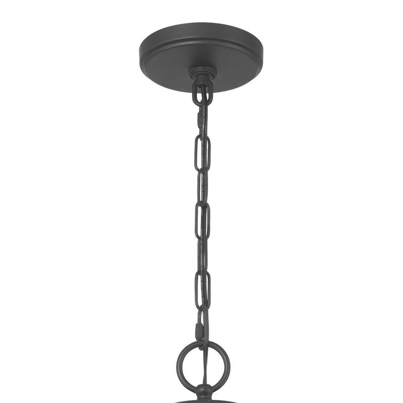Acroma 6 - Light Steel Dimmable Candle Style Wagon Wheel Chandelier, Bead Chandelier
