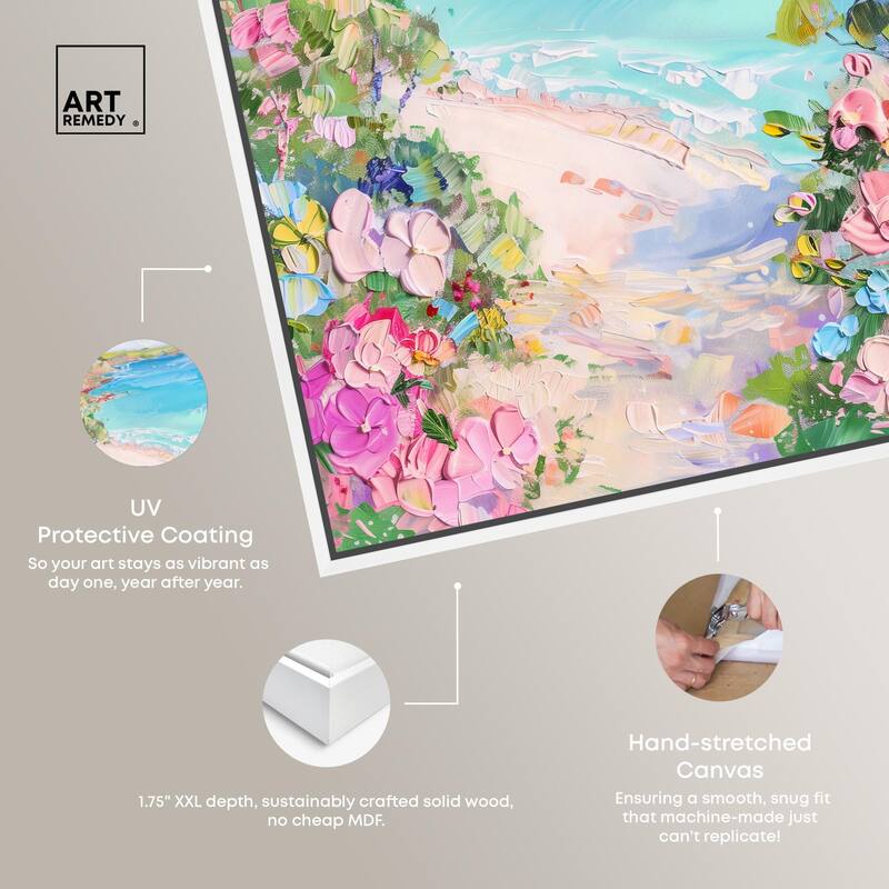 Hillside Harbor View II Canvas by Art Remedy