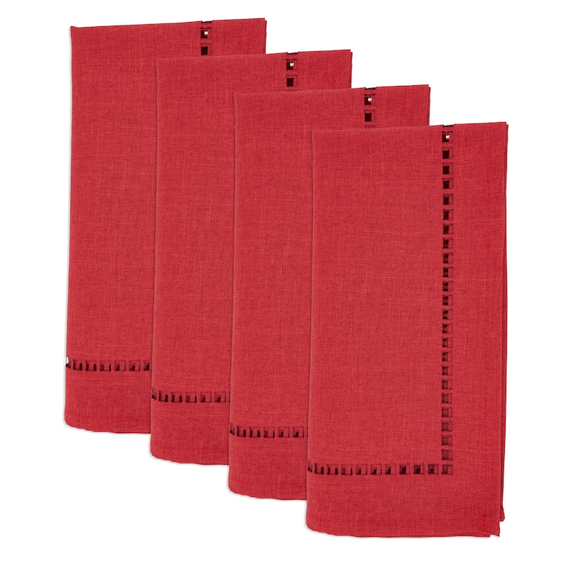 Laser-Cut Hemstitch Napkin (Set of 4)