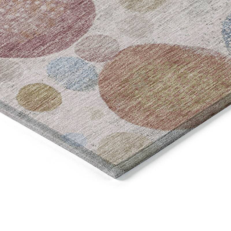 HomeRoots Geometric Transitional Rectangle Outdoor Rug