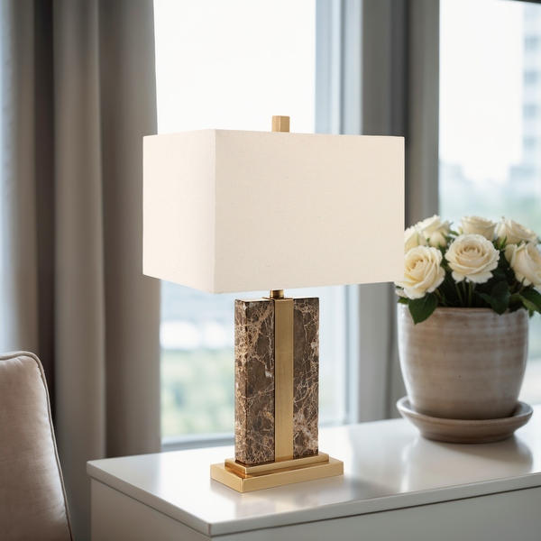 Brass marble lamp cheap