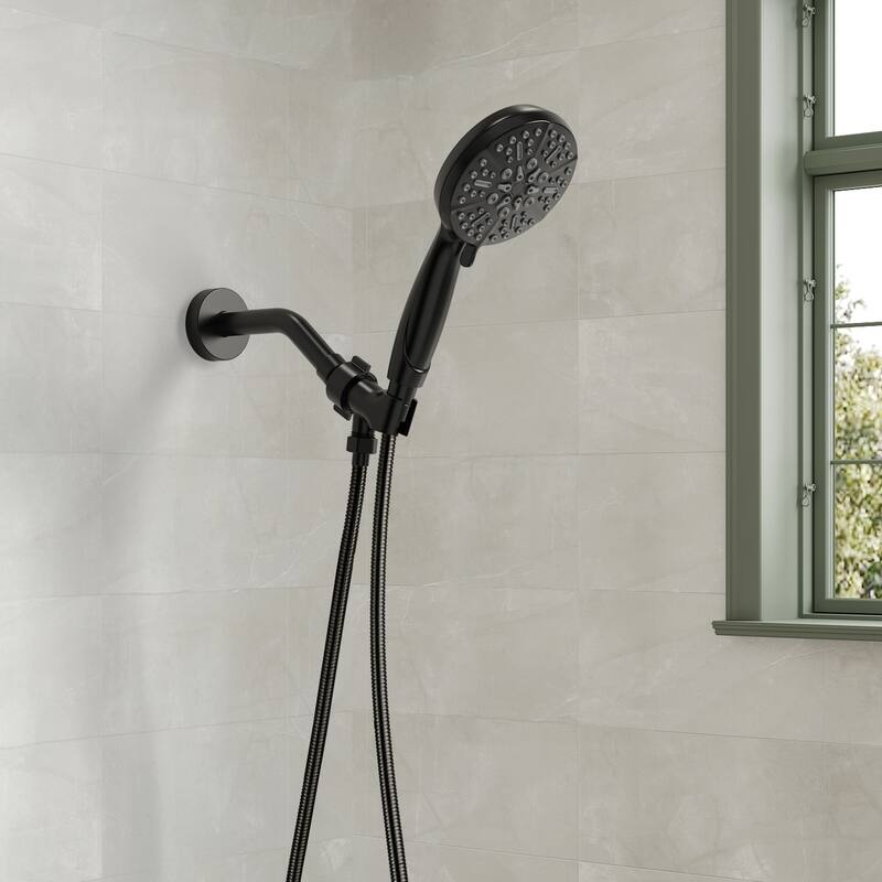 5 Spray Setting High Pressure Handheld Shower Head with Hose