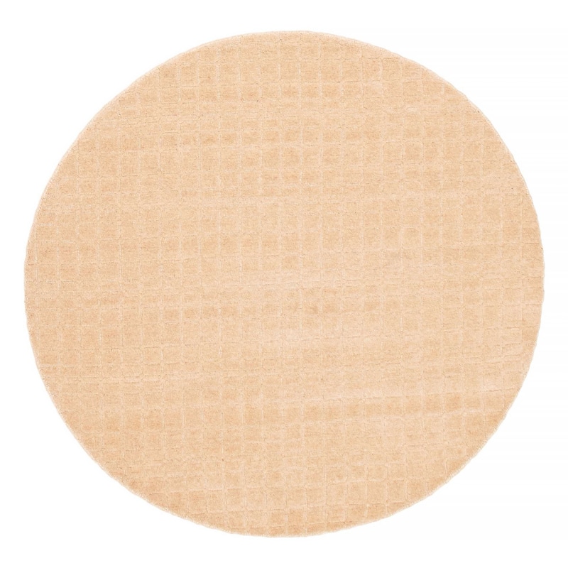 Kashkuli Gabbeh Tan Rug 5'3" x 5'3" - 5'3 x 5'3 - Tan - 5'3 x 5'3