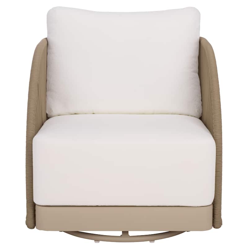 SAFAVIEH COUTURE Adelandra Swivel Outdoor Chair - 30"W x 32"D x 30"H