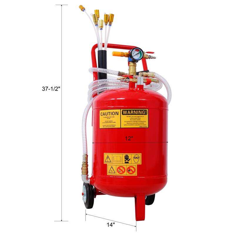 Oil Extractor, Portable Air Pneumatic Waste Oil Garage Extractor Drain Draine Tank Professional Fluid Evacuator