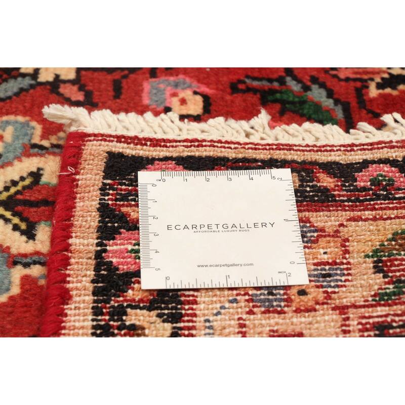 ECARPETGALLERY Hand-knotted Anadol Red Wool Rug - 3'5 x 10'4