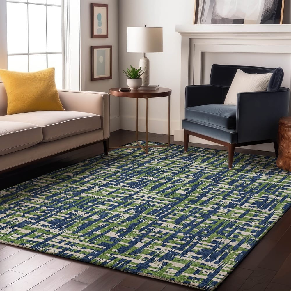 Premium Washable Super Soft Abstract Weave Mayfield Rug