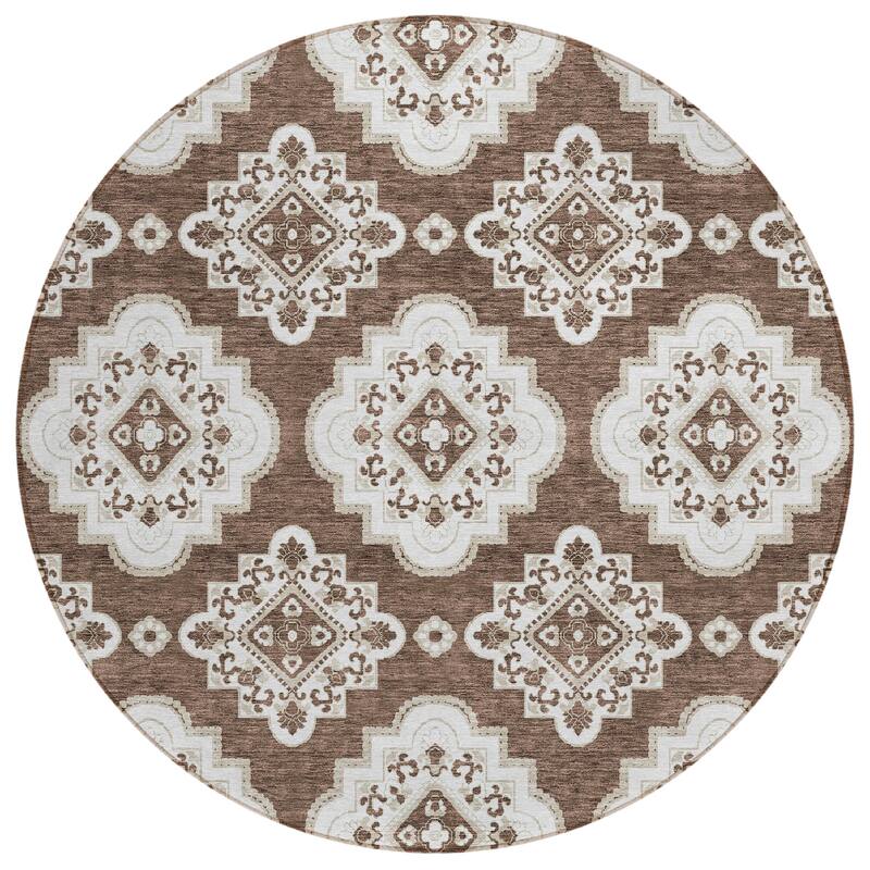 Machine Washable Indoor/ Outdoor Chantille Moroccan Boho Rug