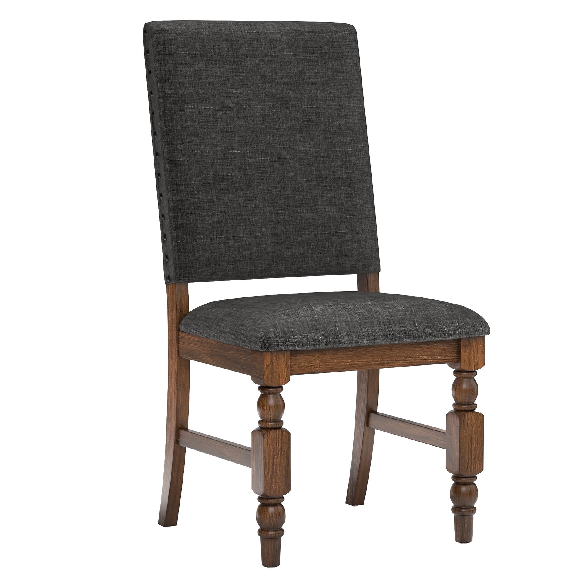 flatiron nailhead upholstered dining chairs