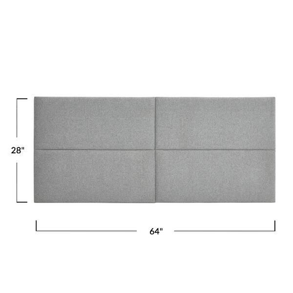 Sound Reducing Headboard with Upholstered Velvet On Sale Bed Bath