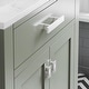 preview thumbnail 12 of 12, Madison Carrara White Marble Countertop Vanity with Mirror and Faucet