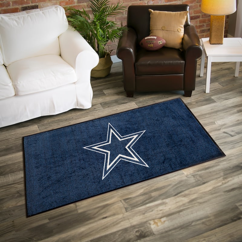 Nylon Indoor/Outdoor Entryway Door Mat, Dallas Cowboys - 3' x 5'