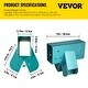 preview thumbnail 8 of 12, VEVOR Swing Set Bracket 12\" Swing Bracket A-Frame Construction，for 2 (4x4) Legs & 1 (4x6) Beam