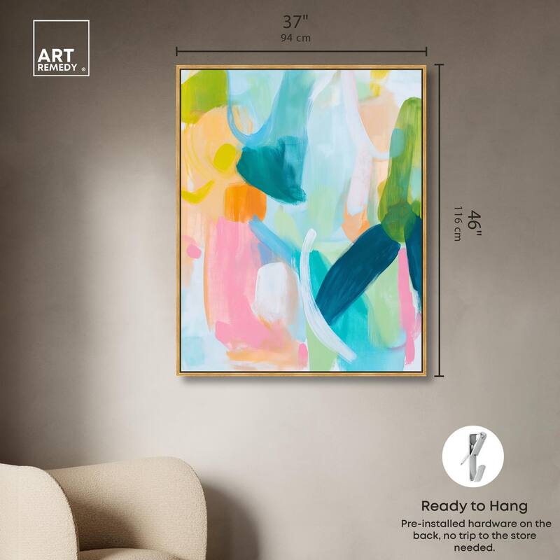 Layered Lush II Canvas by Art Remedy