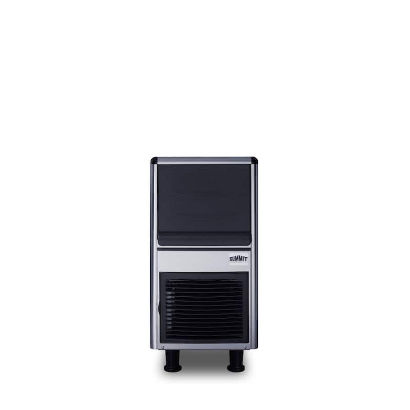 Summit BIM77BU 15" Wide Undercounter Undercounter Ice Machine with 77 - Black