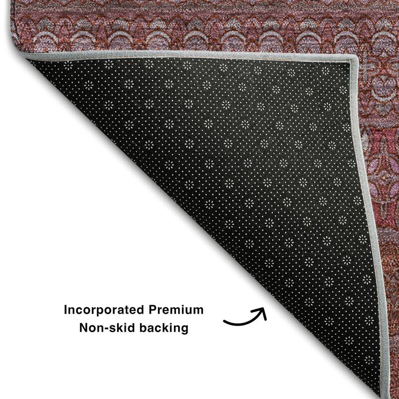 Premium Washable Super Soft Boho Stripes Mayfield Rug