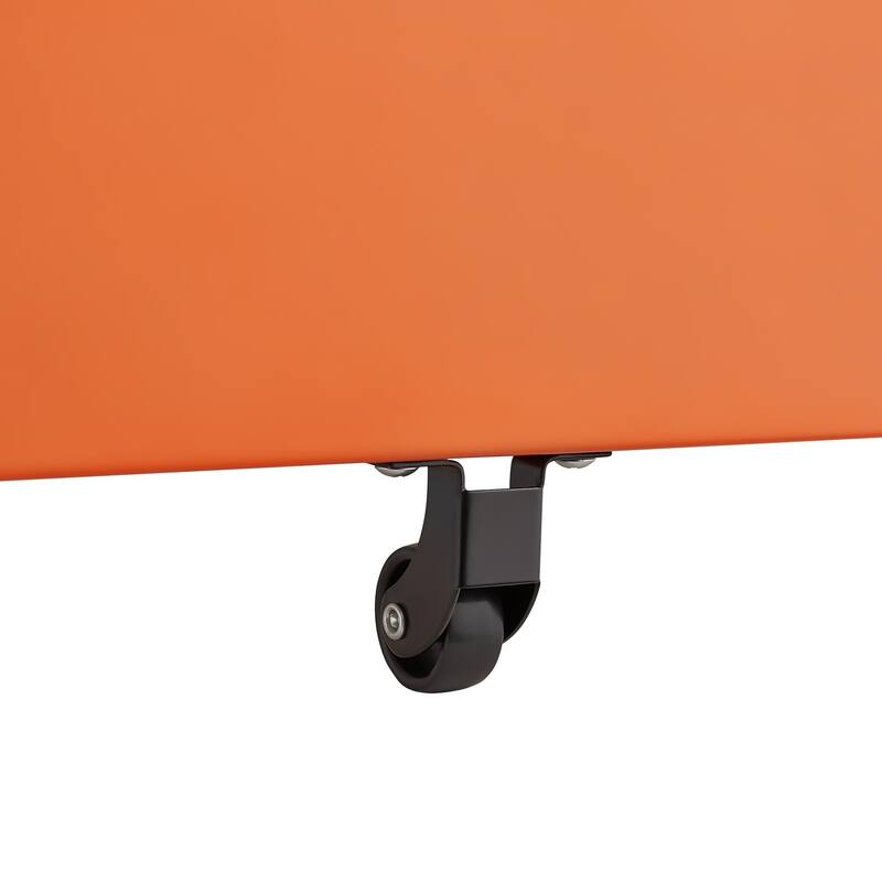 3 Drawer Mobile Filing Cabinet,Multifunctional Legal/Letter File Storage Cabinet,5-Wheel Design With Anti Tilt Steel Material